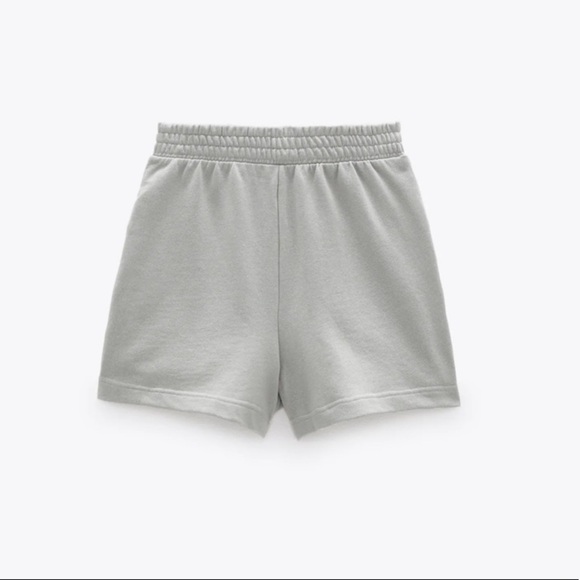 ZARA BNWT Plush Sweatshirt + Shorts 2pc Coord Set - Picture 3 of 3